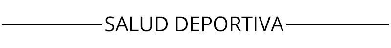 salud deportiva