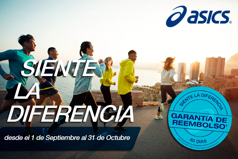 Promoción ASICS 60 días de devolución | ya tus