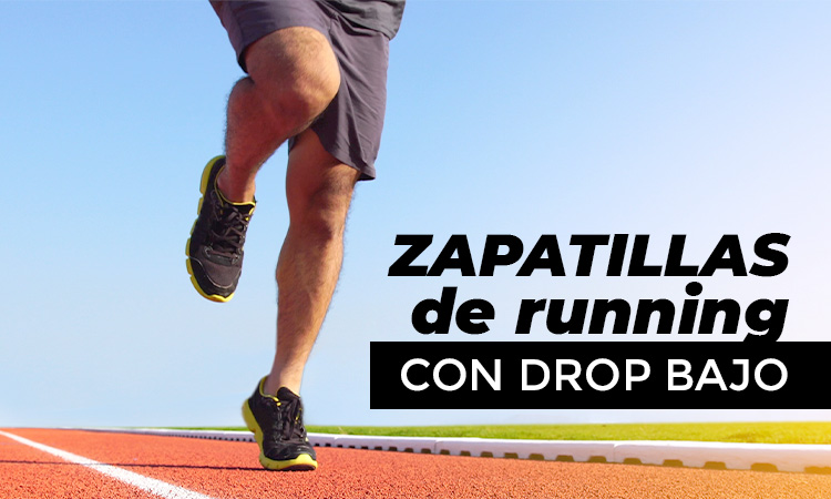 zapatillas running con drop bajo