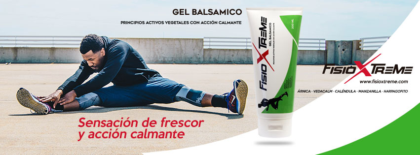 FisioXtreme, gel balsámico con acción calmante.