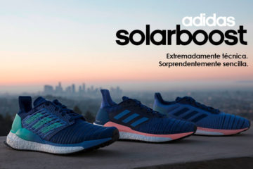 Nuevas zapatillas adidas SolarBoost de running.