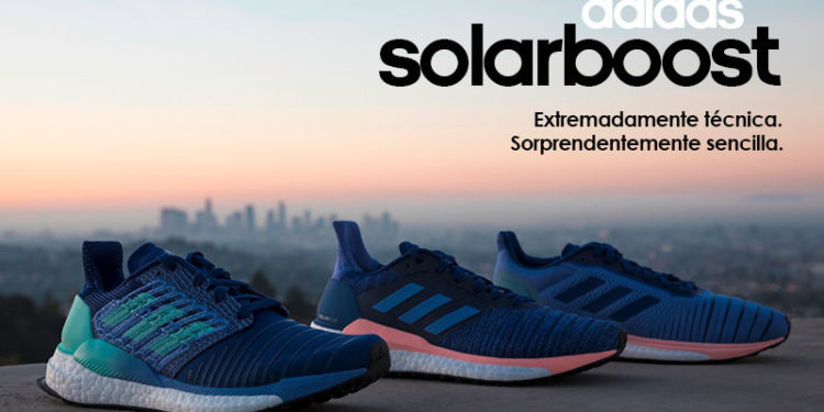 Nuevas zapatillas adidas SolarBoost de running.