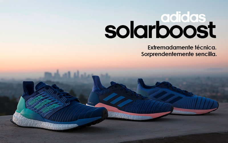 Nuevas zapatillas adidas SolarBoost de running.