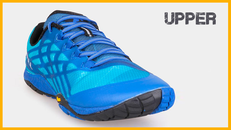 Renovado Upper de las Trail Glove 4 Merrell.