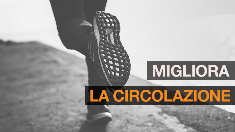 Benefici running circolazione