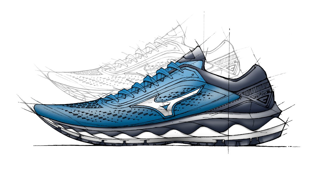 Disegno mizuno wave Sky 3