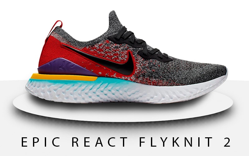 Nike Epic React Flyknit 2, zapatillas mixtas
