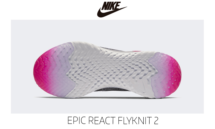 Zapatillas de correr Epic React Flyknit 2 de Nike 2019
