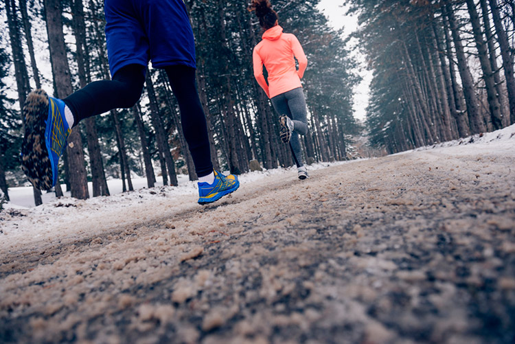 correre in inverno con sicurezza