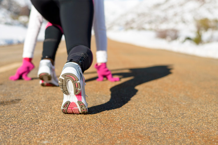 correre in inverno