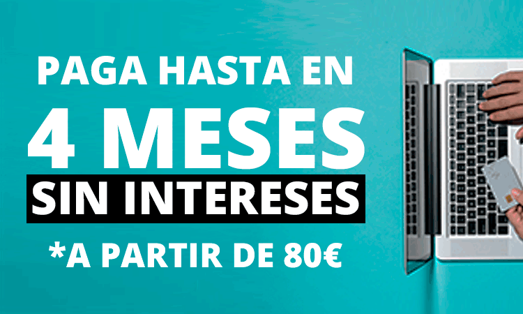 Paga en 4 meses sin intereses