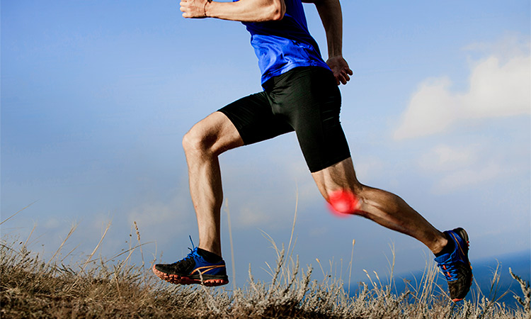  le genou du coureur