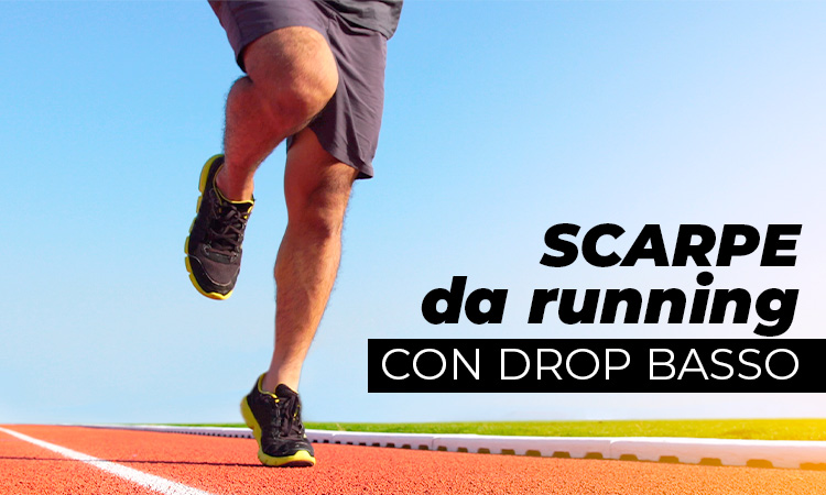 scarpe da running con drop basso