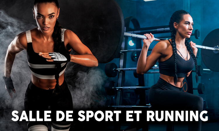 running et salle de sport