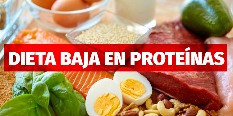 dieta baja en proteínas