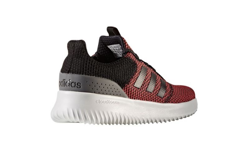 adidas cloudfoam black and red