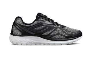 SAUCONY RIDE 9 LR GRIS NEGRO MUJER S103641