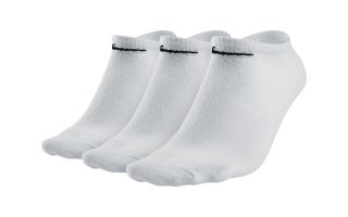 Nike PACK 3 PAAR SOCKEN VALUE NO SHOW WEISS SCHWARZ NSX2554 101