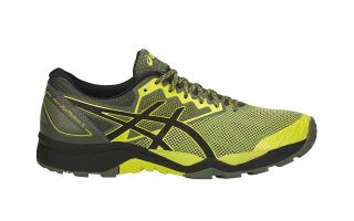 ASICS GEL FUJITRABUCO 6 NEGRO AMARILLO T7E4N 8990