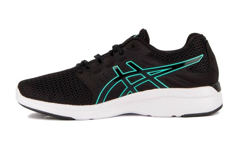 Asics Gel moya negro azul mujer - Plantilla ortholite