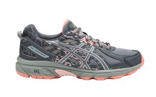 ASICS GEL VENTURE 6 GRIS CARBON ROSA MUJER T7G6N 9796