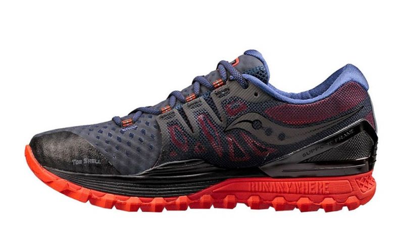 SAUCONY XODUS ISO 2 NERO ARANCIONE | Pratica Trail Running Con Comodità