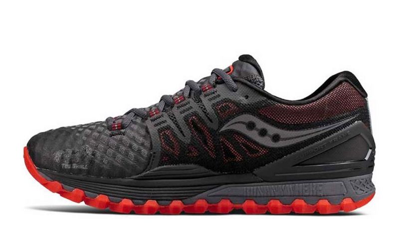 Saucony Xodus ISO 2 GTX Grey Red | Novelty | Saucony Trail Running