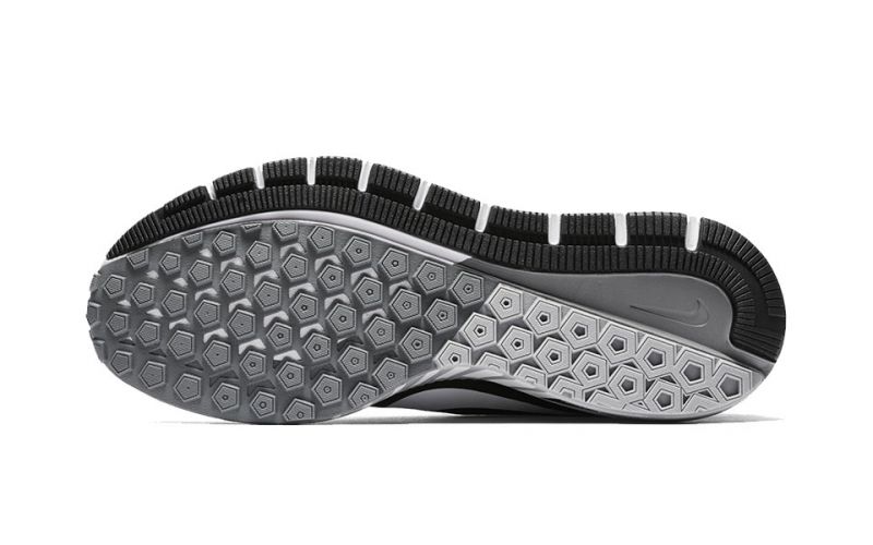 NIKE AIR ZOOM STRUCTURE 21 NEGRO BLANCO - Zapatillas Nike baratas