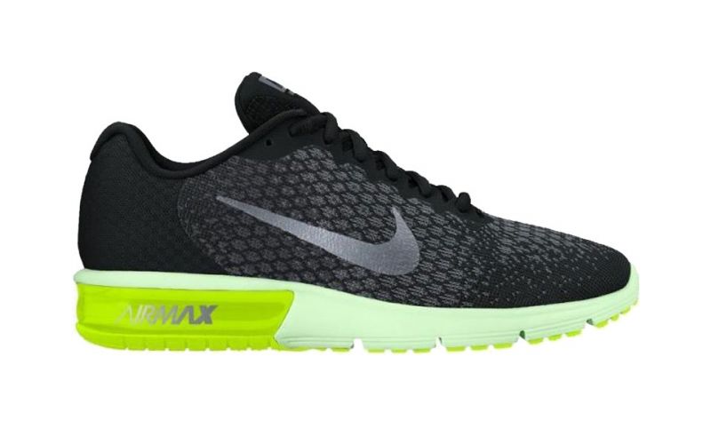 AIR MAX SEQUENT NEGRO VERDE | running hombre