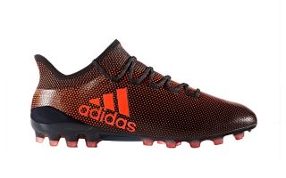 adidas BOTA FUTBOL X 17.1 AG NEGRO ROJO S82278