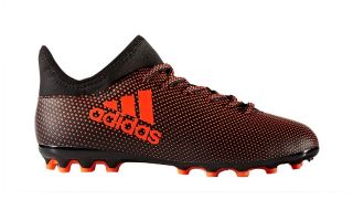 adidas BOTA FUTBOL X 17.3 AG JUNIOR NEGRO NARANJA S82463