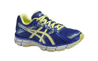 ASICS GEL OBERON 10 AZUL AMARILLO BLANCO MUJER T5N6N 4885
