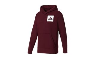 adidas SUDADERA ESS LOGO GRANATE