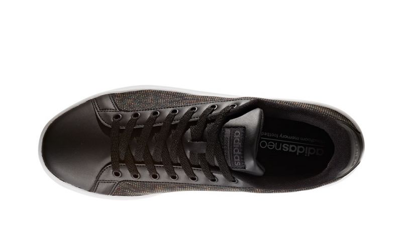 adidas neo cloudfoam advantage clean black