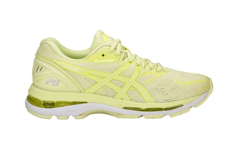 ASICS GEL NIMBUS 20 MUJER AMARILLO T850N 8585 | Zapatillas Top de Asics