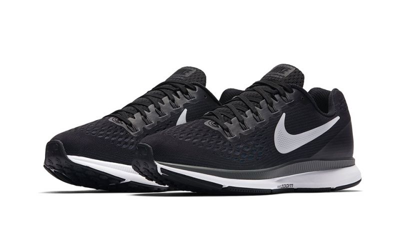 Aislante Presentador profundidad NIKE AIR ZOOM PEGASUS 34 MUJER NEGRO BLANCO| Ofertas increíbles running