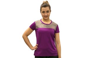CAMISETA BOOM RUNAWAY JIM MUJER VIOLETA GRIS