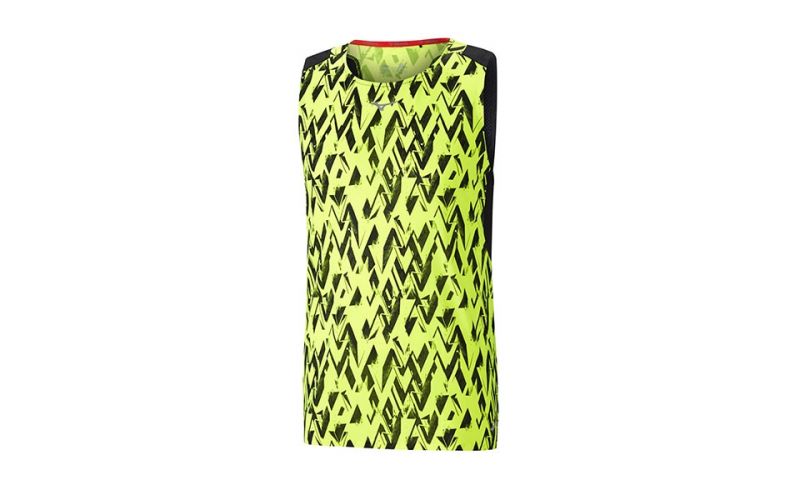 Mizuno Camiseta Tirantes Mizuno Aero Sleeveless Amarillo Negro J2Ga800145 - Farbe: Eu MGröße: HERREN- Erzeugniscode: 5054698381151