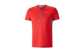 MIZUNO CAMISETA MUJIN RACE HZ TEE ROJO GRIS J2GA800460