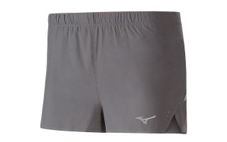 Mizuno PANTALON CORTO AERO SPLIT 1.5 GRIS J2GB800007