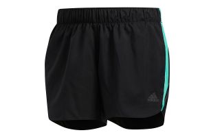 ADIDAS PANTALN CORTO RS W NEGRO TURQUESA MUJER