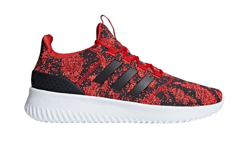 adidas cloudfoam red black