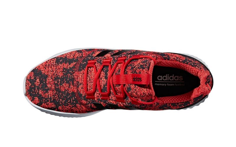 adidas cloudfoam red and black