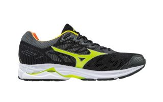 MIZUNO WAVE RIDER 21 OSAKA MUJER NEGRO AMARILLO J1GD180844