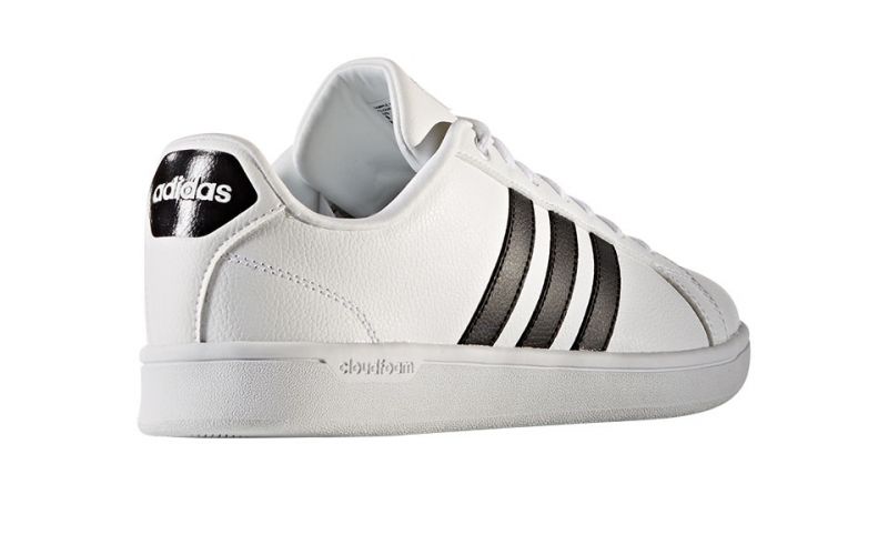 adidas neo cloudfoam advantage blanco negro| Ofertas casual adidas neo