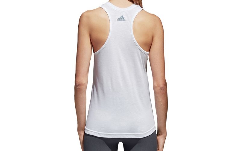 Adidas Climalite Logo white women tank top