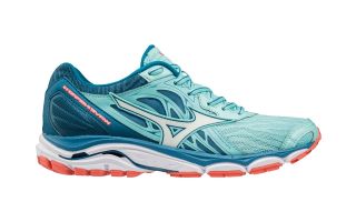 MIZUNO WAVE INSPIRE 14 MUJER AZUL BLANCO ZAFIRO J1GD184402