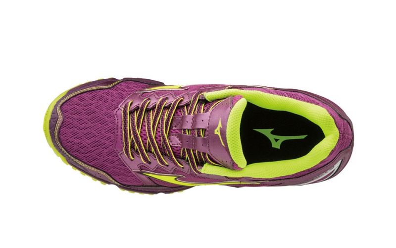Mizuno Wave Daichi 3 Women Violet Yellow Black Mizuno trail