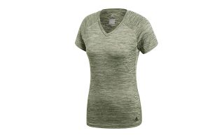 adidas FREELIFT FITTED ARMY GREEN WOMEN SHIRT