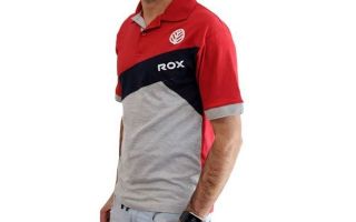 POLO R BUGATTY GRIS ROJO